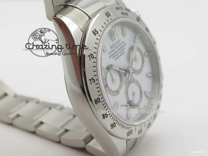 Best Daytona Dial SS (Same A23J Bracelet as White JF Edition Genuine) On 116520 Thickness 1024